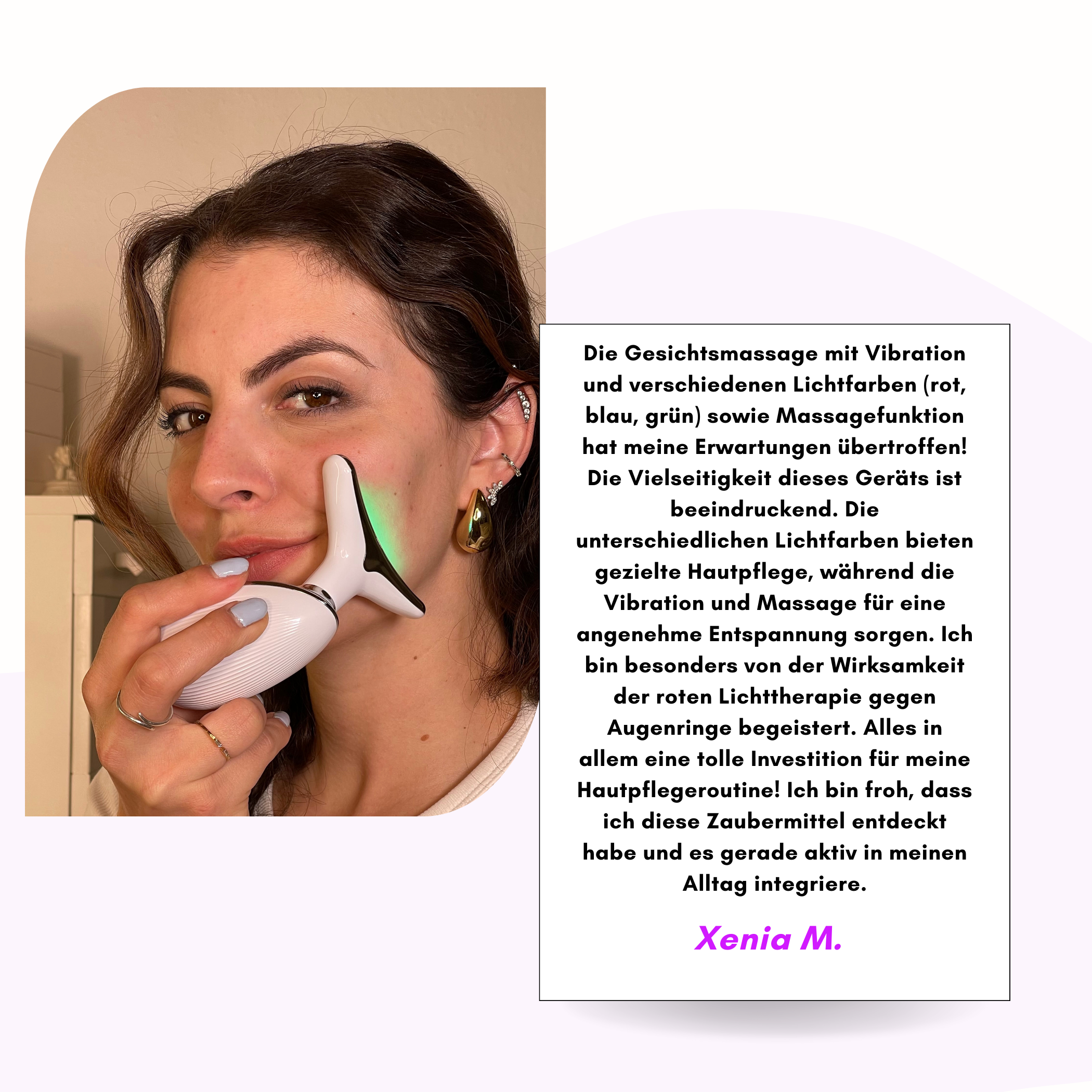 EMS GuaSha | Beauty Tool mit Lichttherapie