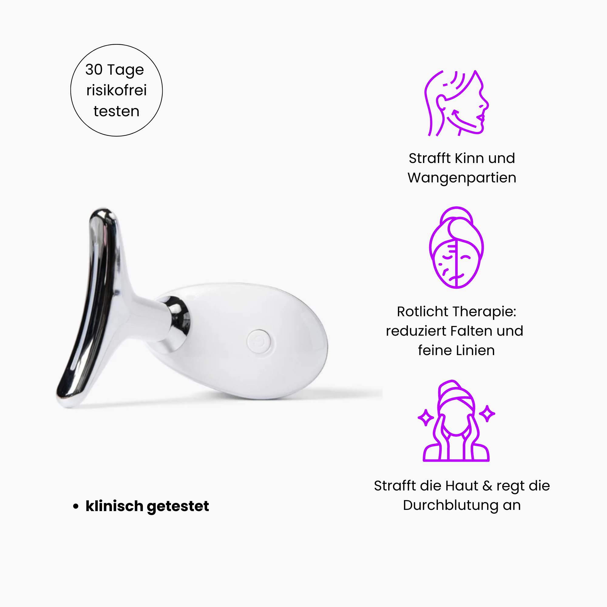 EMS GuaSha | Beauty Tool mit Lichttherapie